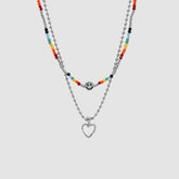 Smiley & Herz Halskette