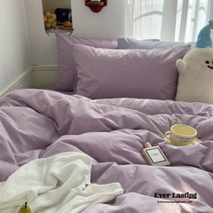 Pastel Bedding Set - Purple