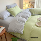 Pastel Duo Bedding Set - Green + Blue