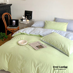 Pastel Duo Bedding Set - Green + Blue