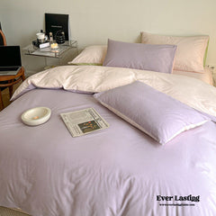 Pastel Duo Bedding Set - Pink + Purple