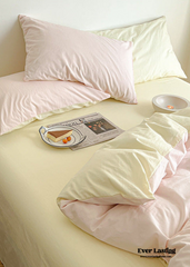 Pastel Duo Bedding Set - Yellow + Pink