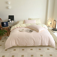 Pastel Duo Bedding Set - Yellow + Pink