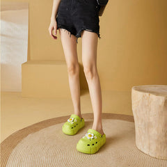 Smiley-Blumengarten-Clog