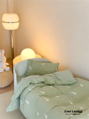 Soft Cotton Bedding Set - Green