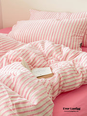 Soft Jacquard Bedding Set - Barbie Hot Pink