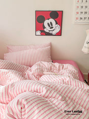 Soft Jacquard Bedding Set - Barbie Hot Pink