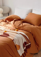 Solid Bedding Set - Pumpkin Orange