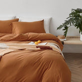 Solid Bedding Set - Pumpkin Orange