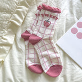 Lindos calcetines de fresa