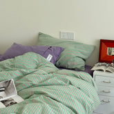 James Striped Bedding Set - Green