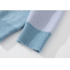 Pullover mit Camouflage-Streifen und Farbverlauf