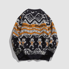 Suéter vintage de muñeca de dibujos animados