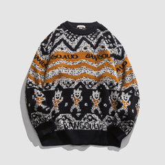 Suéter vintage de muñeca de dibujos animados