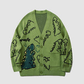 Dinosaurier-Strickjacke