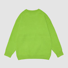 Suéter de punto con estampado "No duermo"