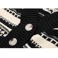 Gestreifter Cardigan