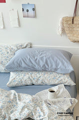 Sweet Floral Bedding Set - Floral Blue