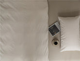 Thin Stripe Bedding Set - Beige