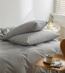 Thin Stripe Bedding Set - Blue