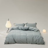 Velvære Luxe Solid Color Cotton Bedding Set - Teal