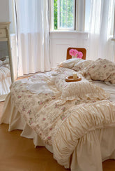 Victorian Inspired Antique Ruffle Bedding Bundle