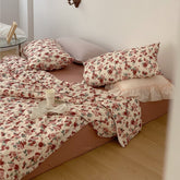 Vintage Floral Jersey Knit Bedding Bundle