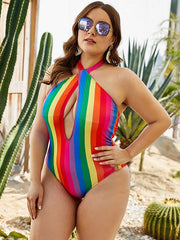 Traje de baño bikini con lazo en la espalda