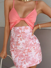 Suspenders Small Tank Top Slim Package Hip Half Skirt Two Piece