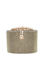 Sliver Pearl Luggage Handbag