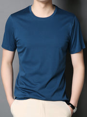 Camisa de manga corta para caballero de negocios para hombre