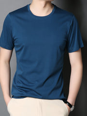 Camisa de manga corta para caballero de negocios para hombre