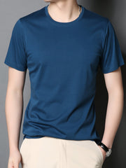 Camisa de manga corta para caballero de negocios para hombre