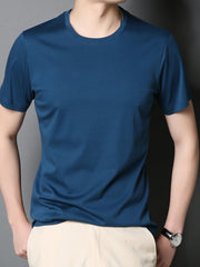 Camisa de manga corta para caballero de negocios para hombre