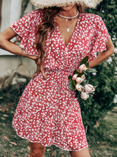 Vestido con estampado de cintura