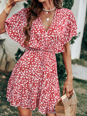 Vestido con estampado de cintura