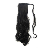 Velcro ponytail curly hair wig extension piece