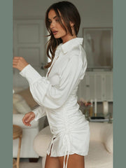 Vestido camisero blanco