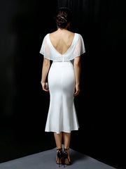 Slim fishtail evening dress