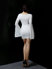 Vestido de noche corto para banquete