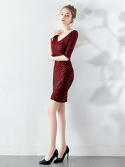 Short Sequin banquet evening dress