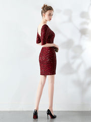 Short Sequin banquet evening dress