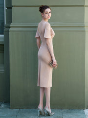 Short hot diamond irregular evening dress