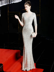 Schmales Abendkleid mit Fischschwanz