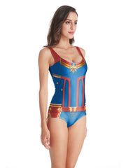 Traje de baño bikini con estampado digital