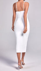 Schmales Midikleid mit Trägern