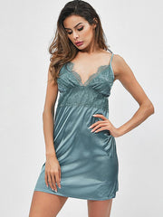 Hellblaues lässiges Homekleid