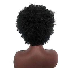 Short curly hair explosive head wig