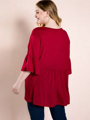 Commuter Cuello en V holgado Retro