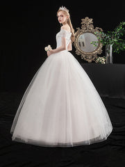 Vestido de novia de manga larga y cintura estrecha